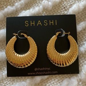 Shashi Gold Hoop Earrings